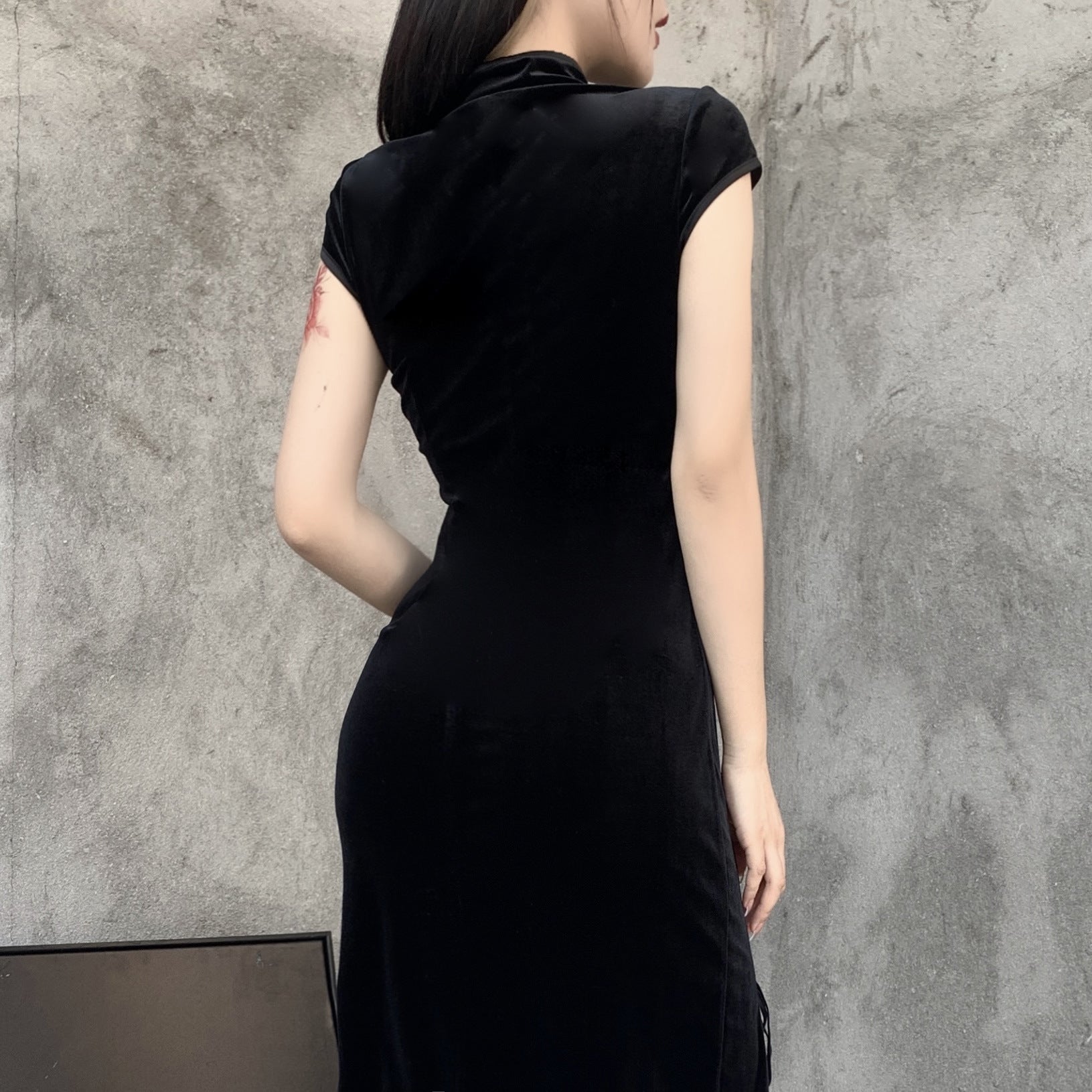Gothic Retro Cheongsam Dress