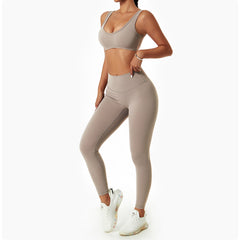 U Neck Backless Yoga Bra
