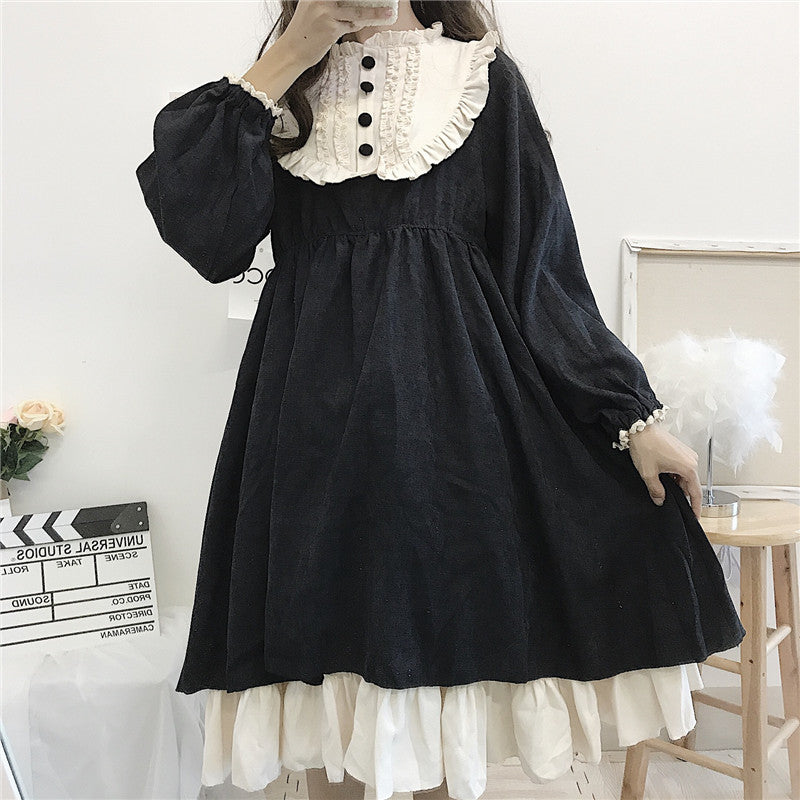 Vintage Style Black Dress
