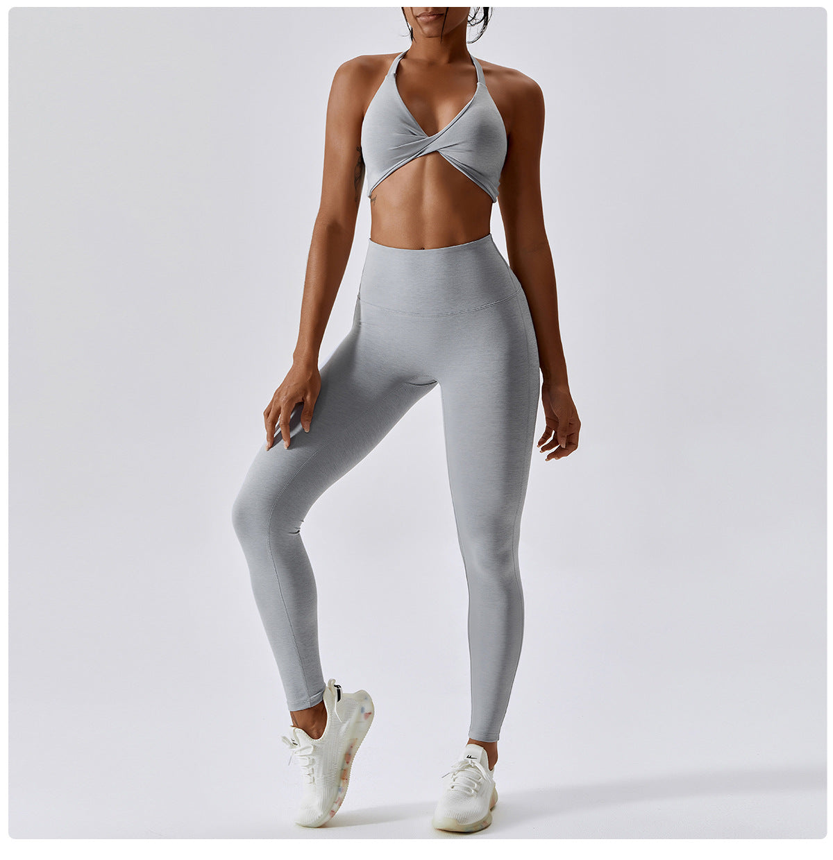 Twisted Sports Bra & Leggings Set