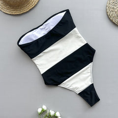 Bikini Striped Swimsuit