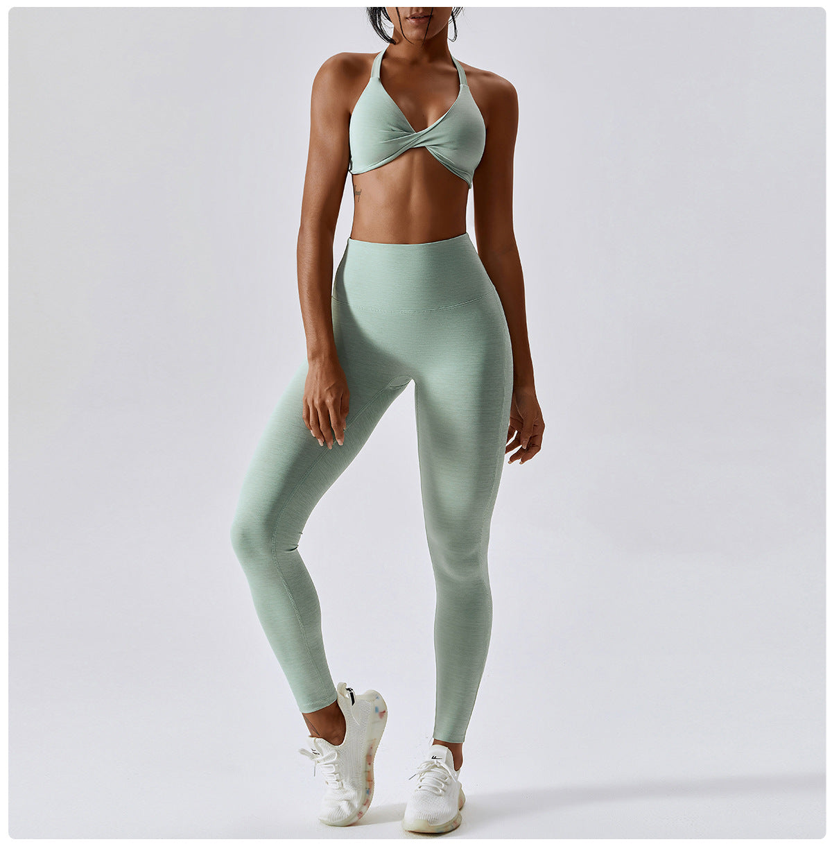Twisted Sports Bra & Leggings Set