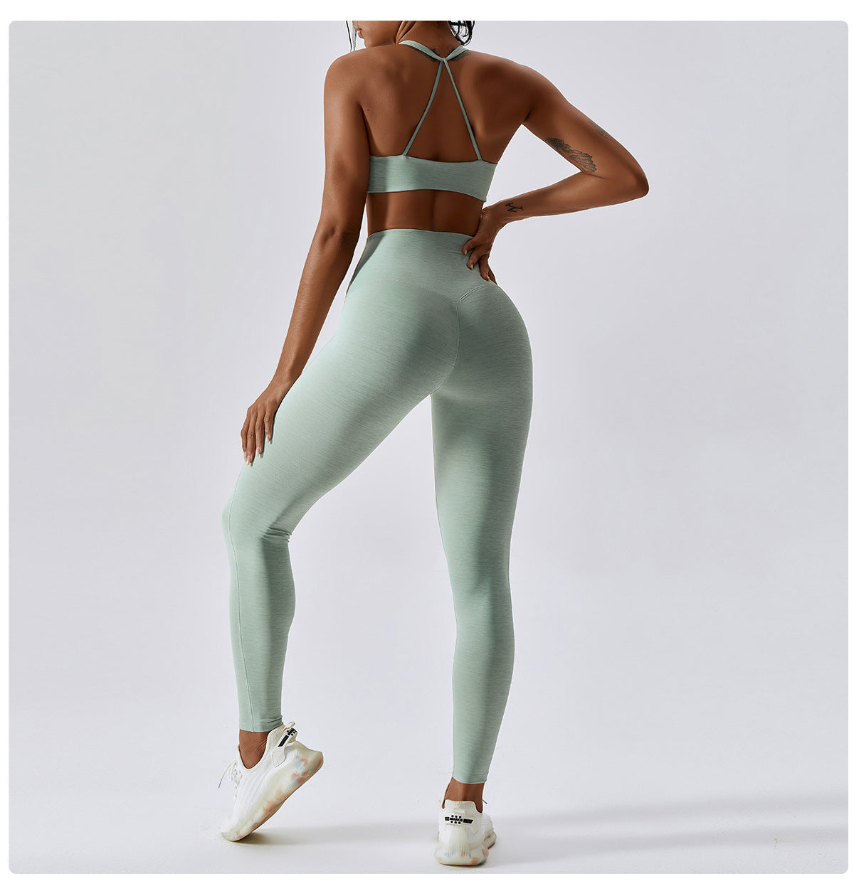 Twisted Sports Bra & Leggings Set