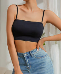 Ice silk breathable seamless bra without steel ring, beautiful back to prevent exposure