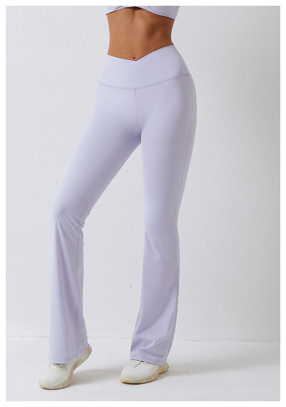 High-Waisted Crossover Yoga Pants