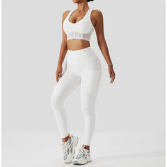 Sweetheart Neck Sports Bra & Leggings Set