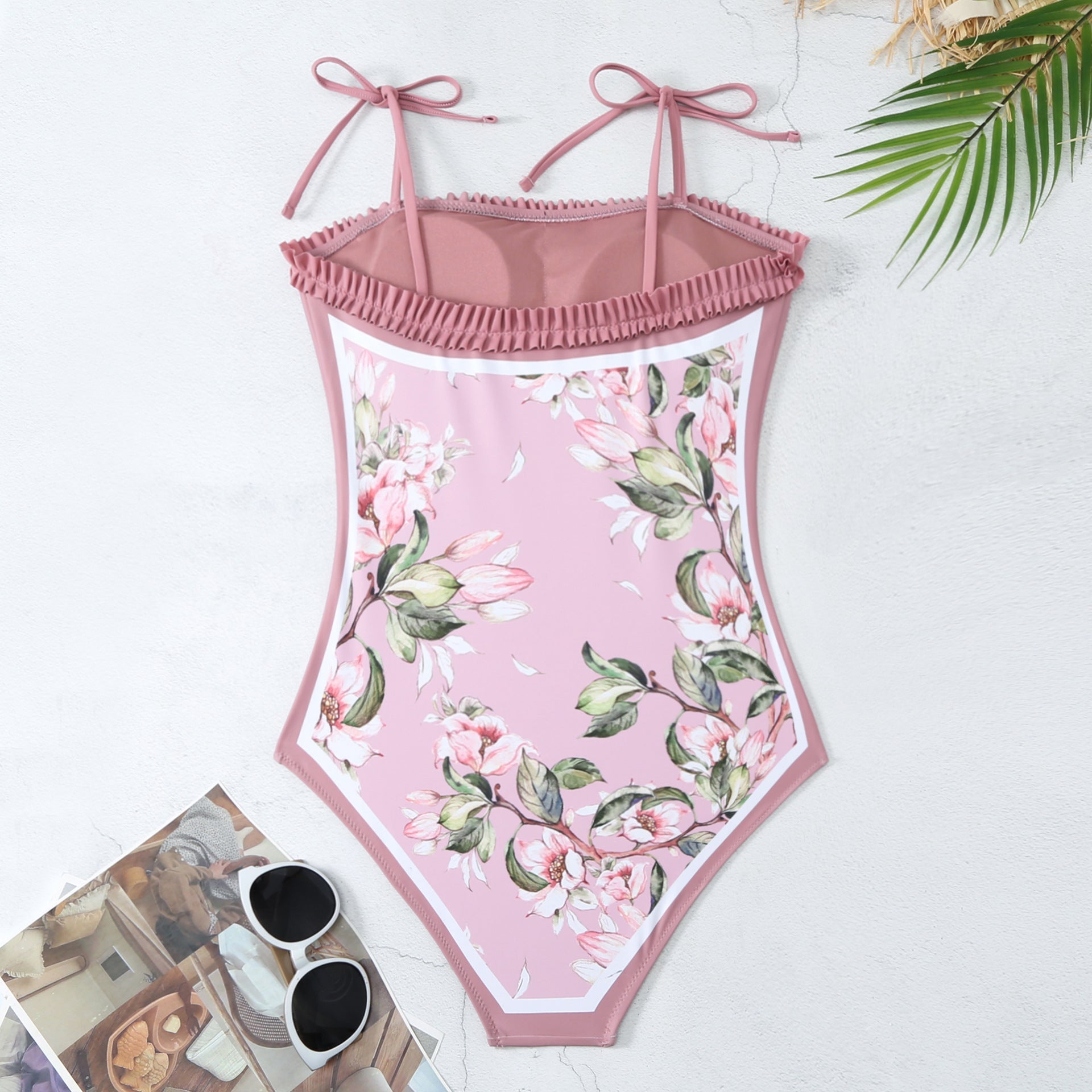 Sexy Bikini Swimsuit Underwire Split Wrap Push up High Waist Bikinis Set