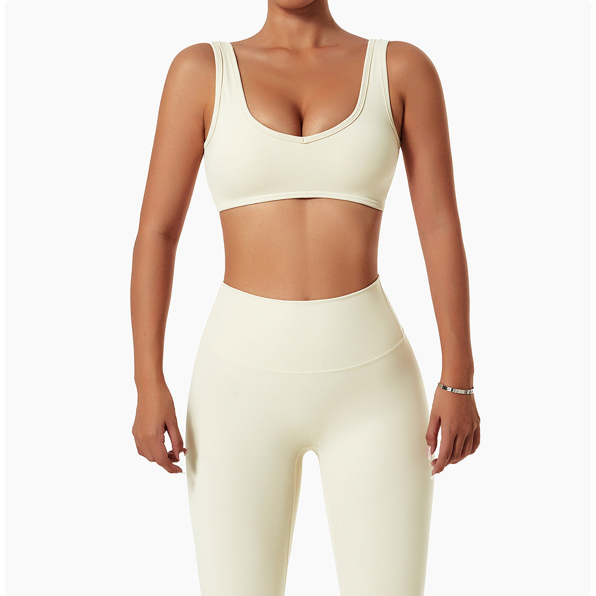 U Neck Backless Yoga Bra