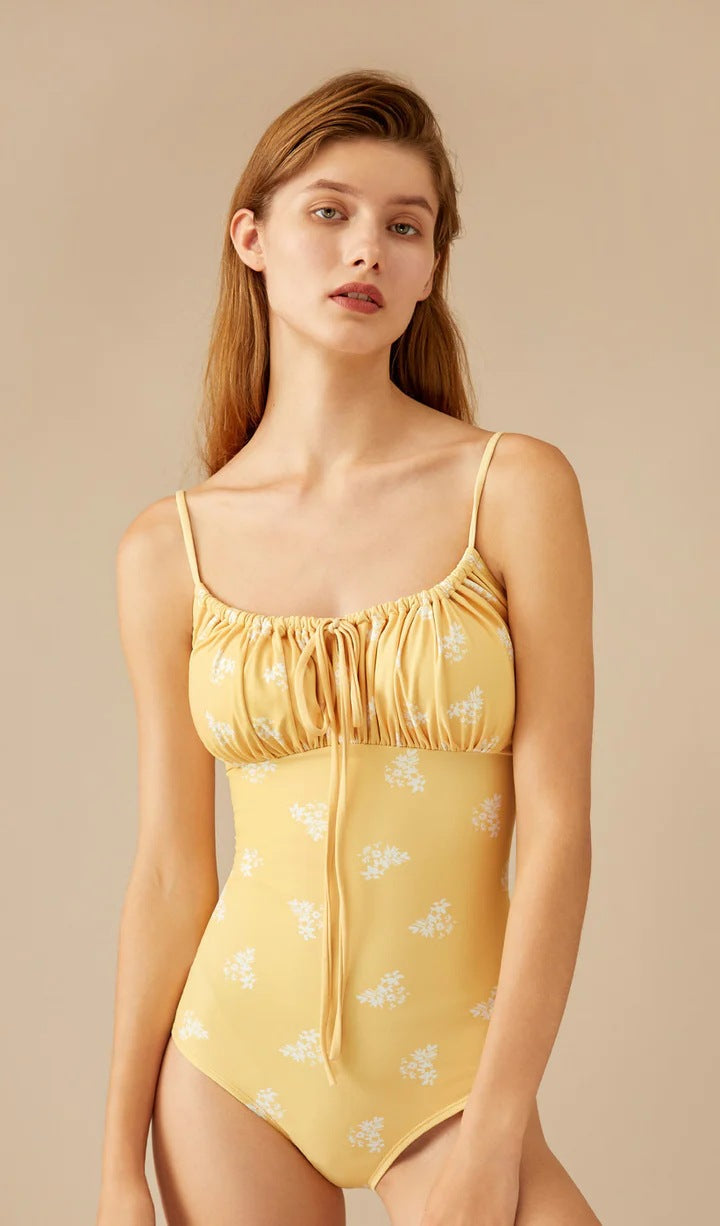 Ruffled One Piece Swimsuit