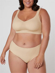 Plus Wireless Lounge Bra Tan