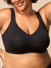 Plus Wireless Lounge Bra Black