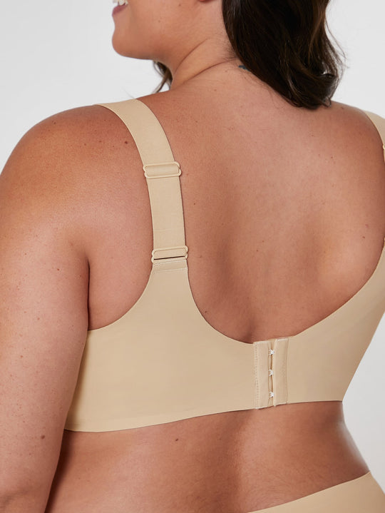 Plus Wireless Lounge Bra Tan