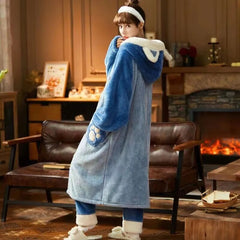 Warm Kawaii Pajamas with Ears