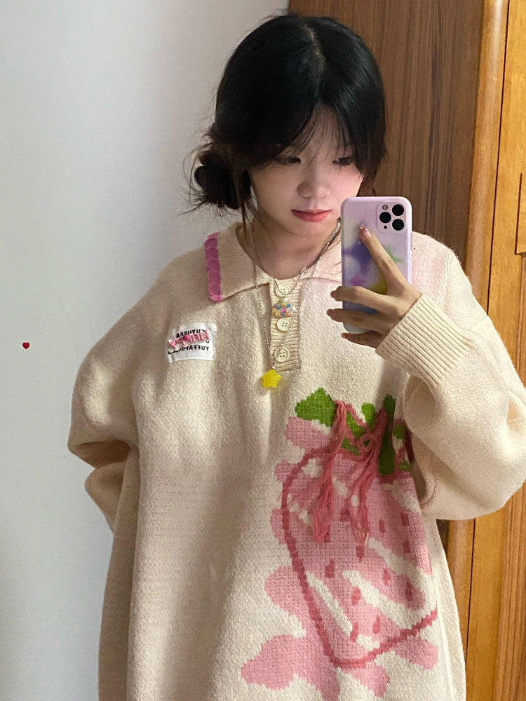 Japanese Kawaii Knitted Sweater