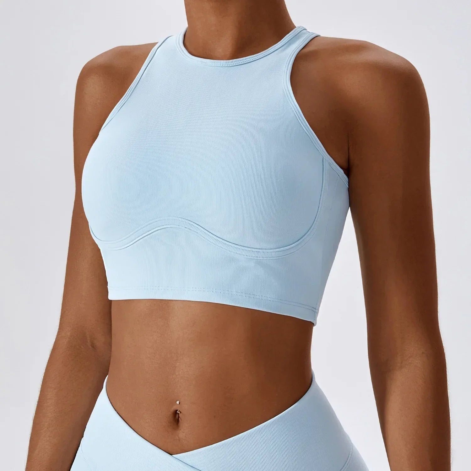 Seraphina - Racer Back Activewear Crop Top