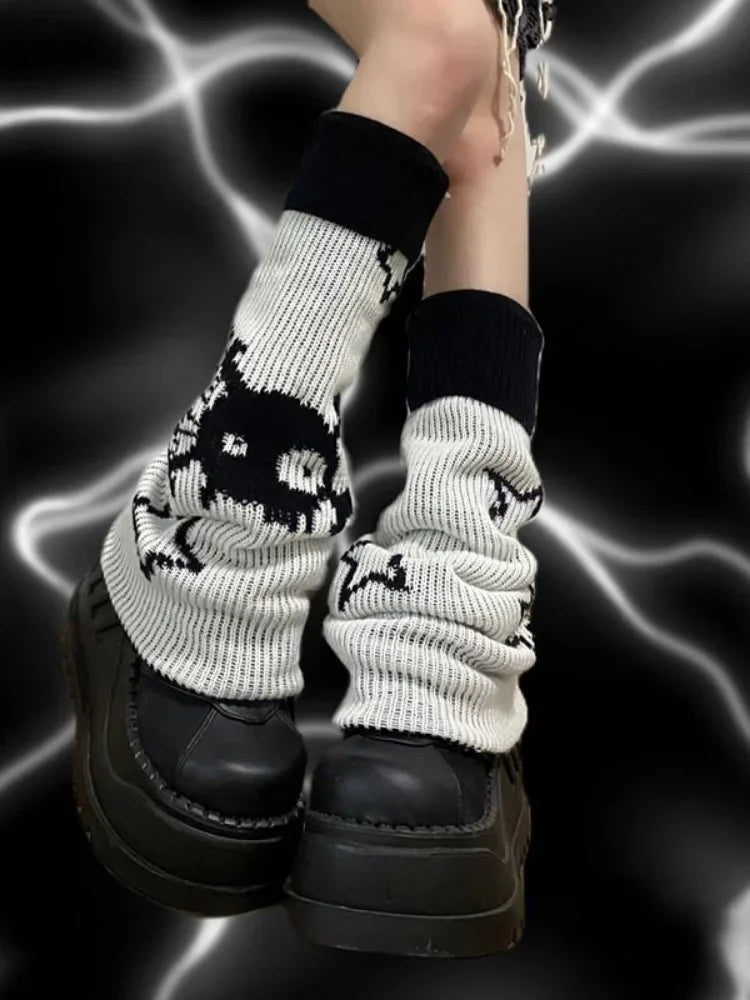 Harajuku Y2K Two-Side Leg Warmers