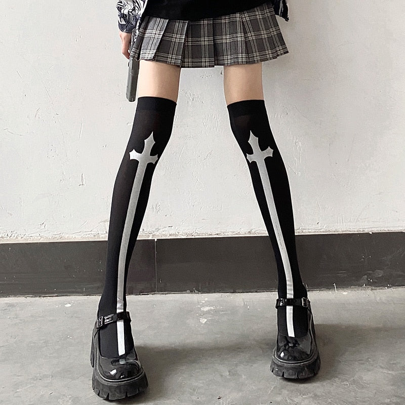 Japanese Gothic Stockings