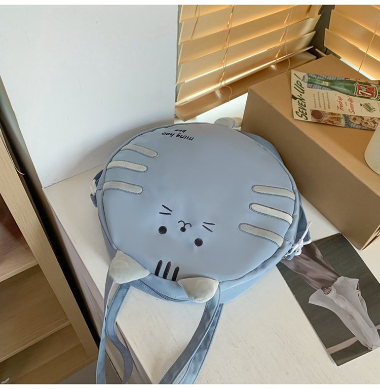 Kawaii Cat Circle Handbag
