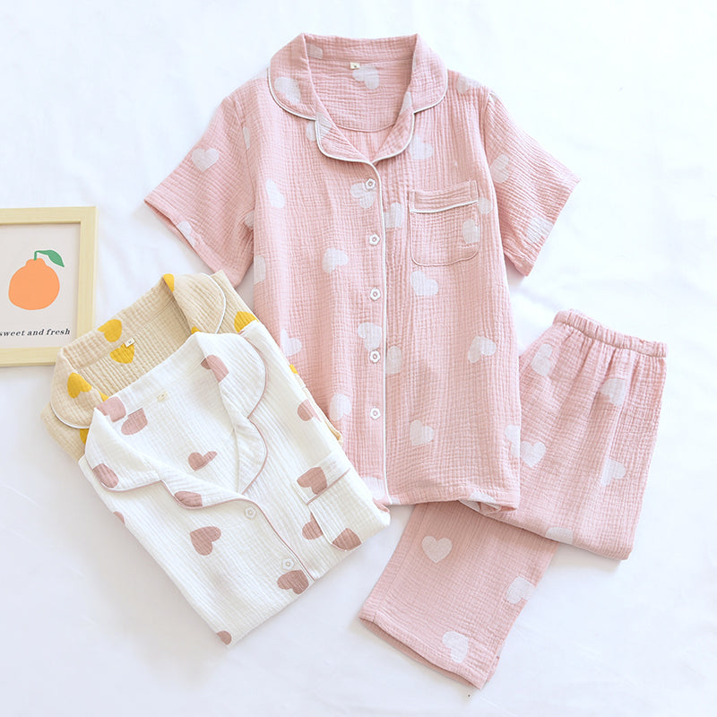 Pastel Heart Kawaii Pajamas