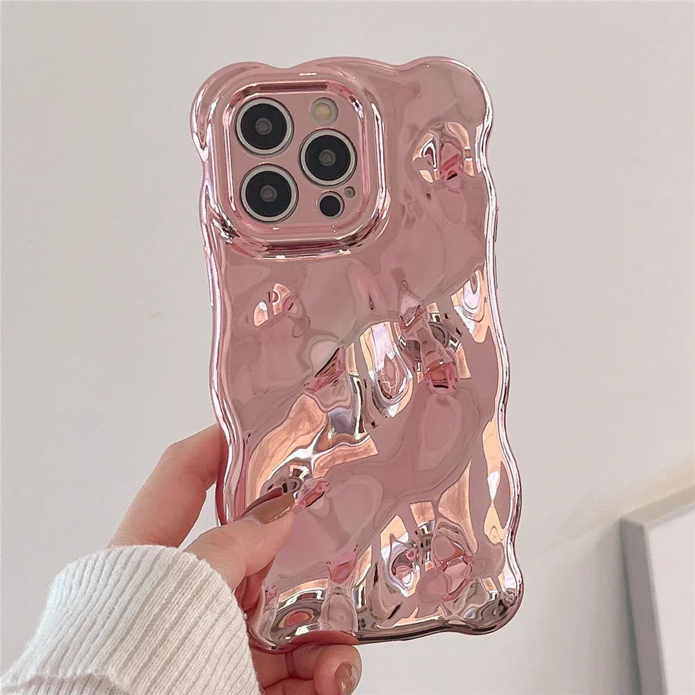 Y2K Metallic iPhone Case