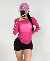 Cover-Up Long Sleeve Women's Yoga & Fitness Top