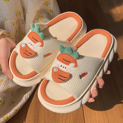 Kawaii Animals Platform Slippers