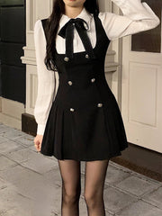 Korean Elegant Short Dress