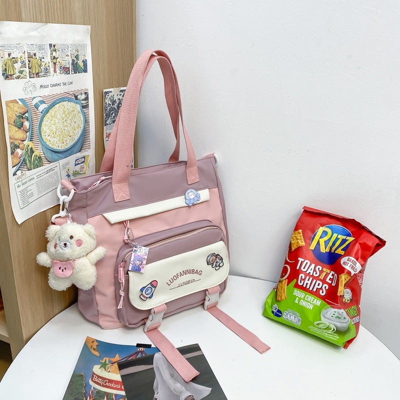 Japanese School Aesthetic Backpack & Bag Set