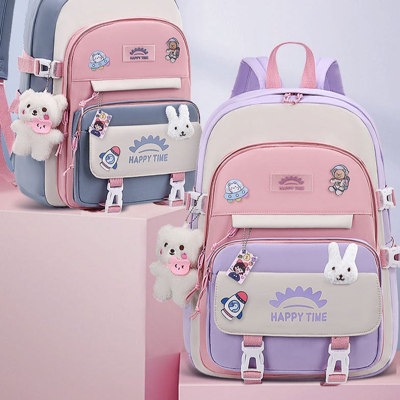 Cute Multi-Pocket Backpack