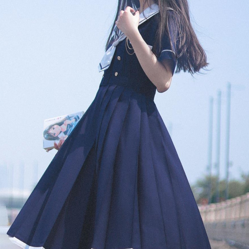 Japanese Sailor Collar Dress