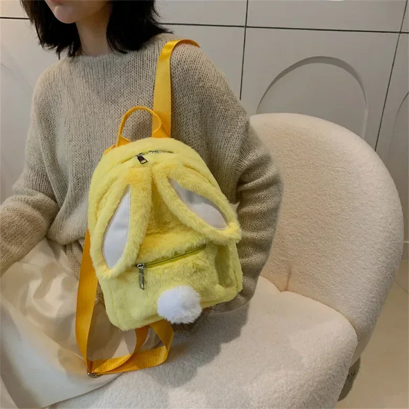 Cute Plush Bunny Backpack