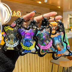 Colorful Bear Bag Keychain