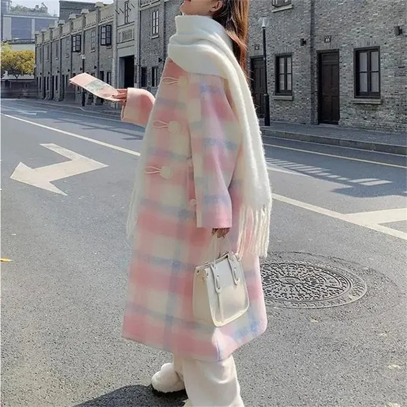 Winter Pastel Woollen Coat