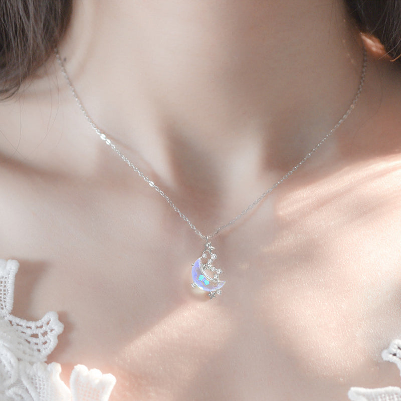 Mystic Moon Pendant Necklace