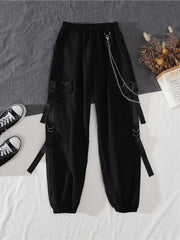 Harajuku Black White Outfit Set