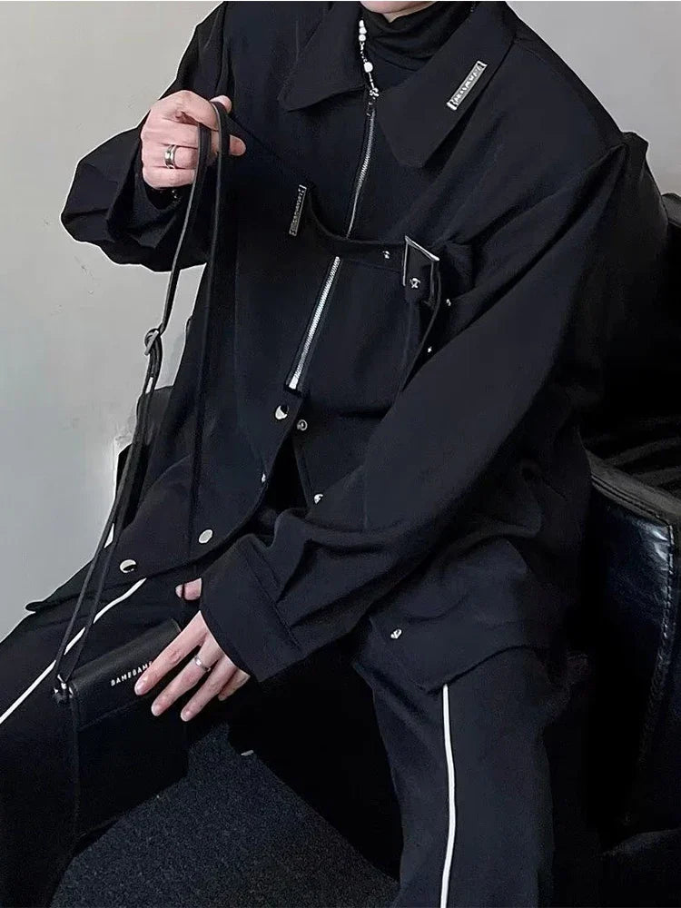 Techwear Gothic Zipper Jacket