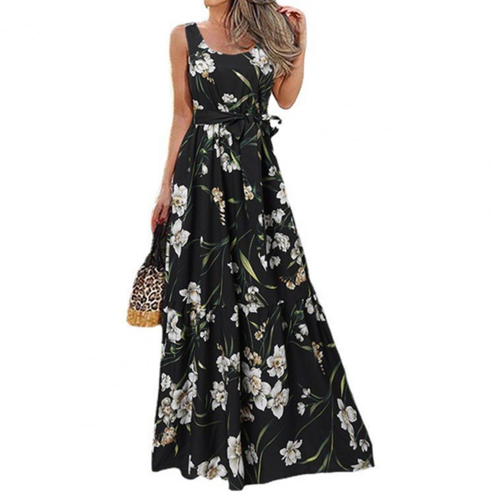 Elegant Party Sleeveless Maxi Dress