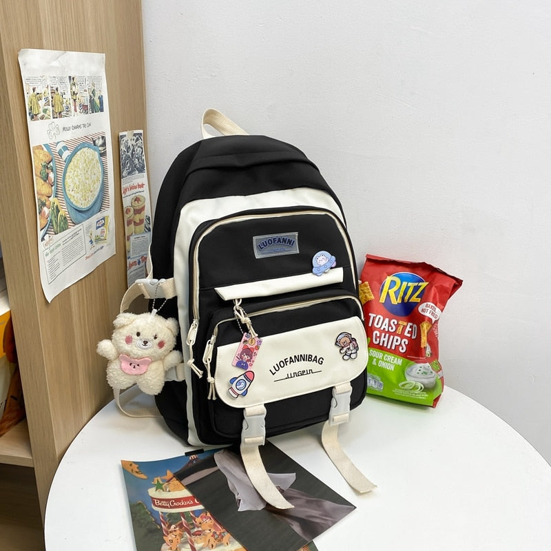 Japanese School Aesthetic Backpack & Bag Set