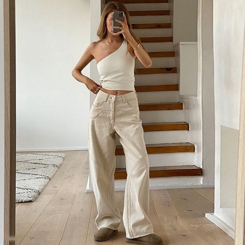 Korean High Waist Jeans