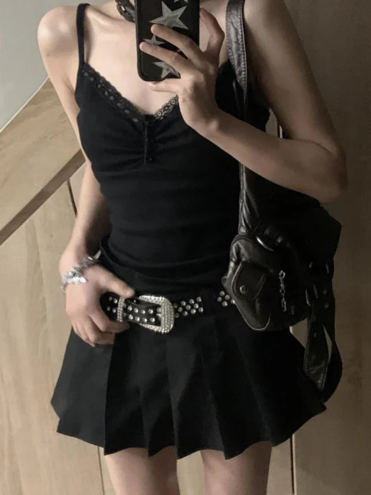 Grunge Slim Lace Top
