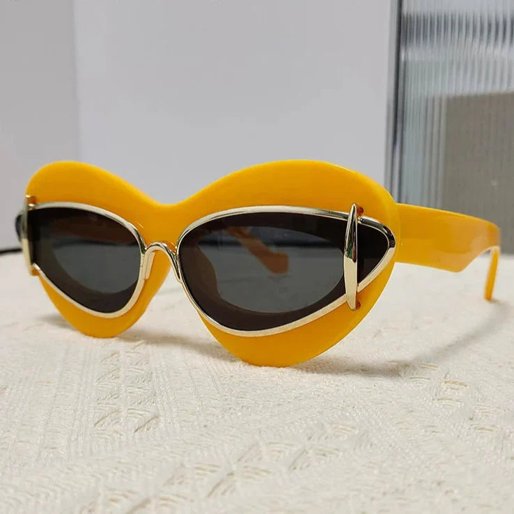 Double Frame Cat Eye Sunglasses