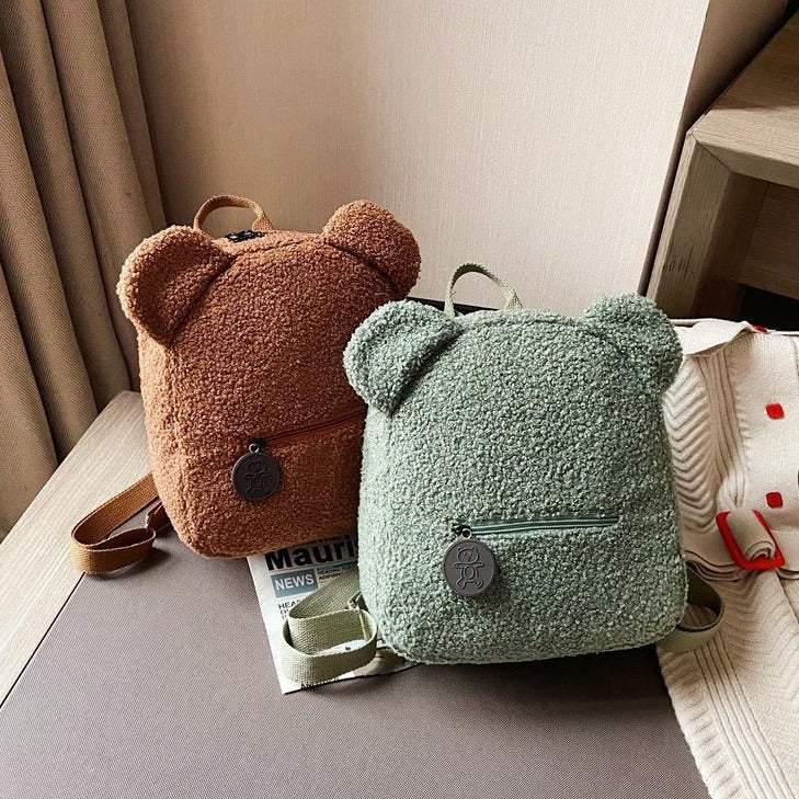 Fluffy Bear Backpack