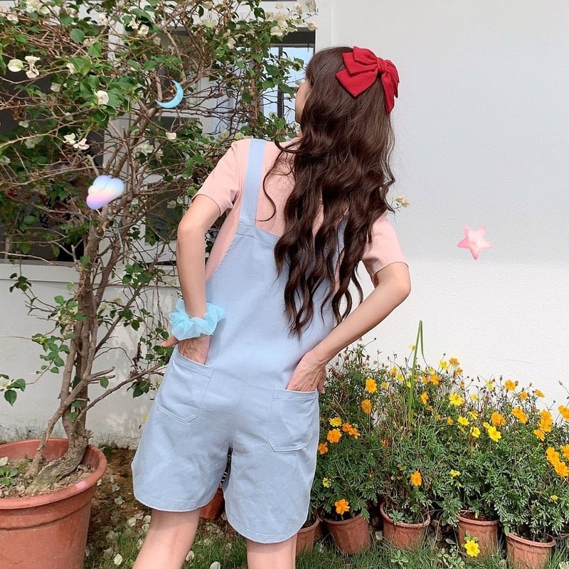Summer Streetwear Overalls