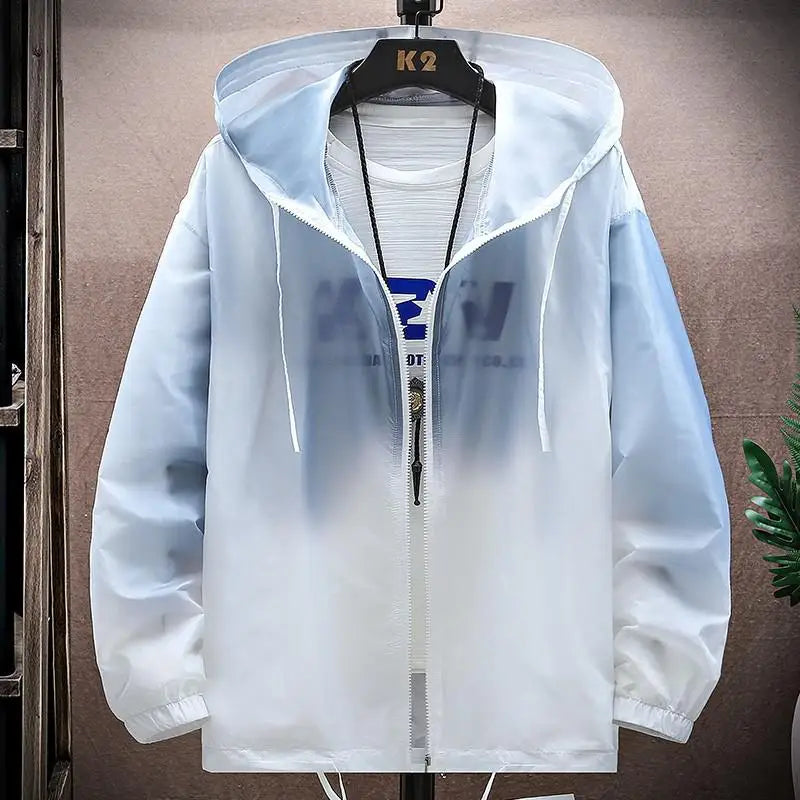 Casual Gradient Sunscreen Jacket