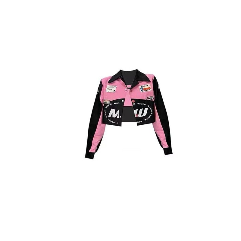 Aesthetic Y2K Jacket & Skirt