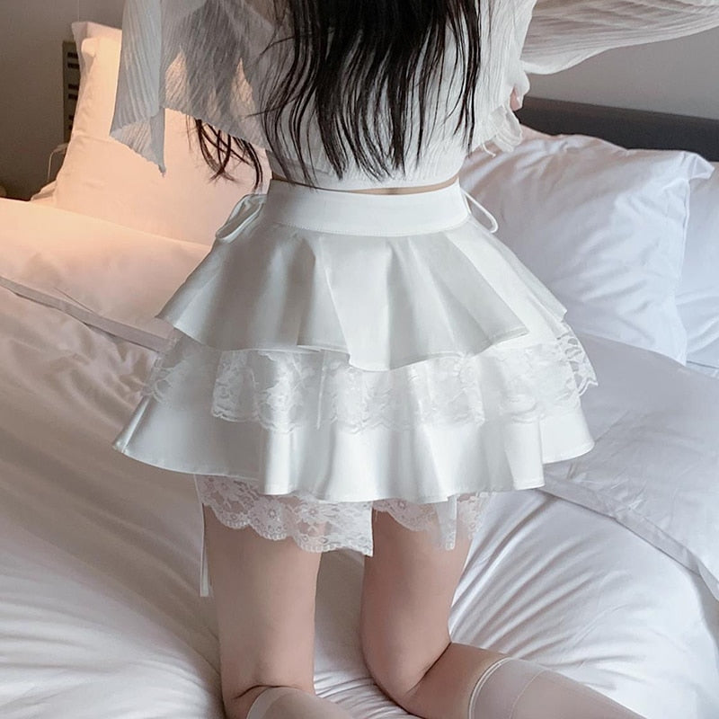 Ruffle Kawaii Mini Skirt