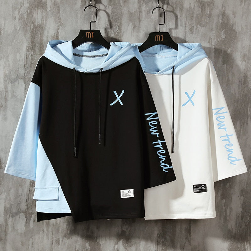Hip Hop Lace-up Hoodies