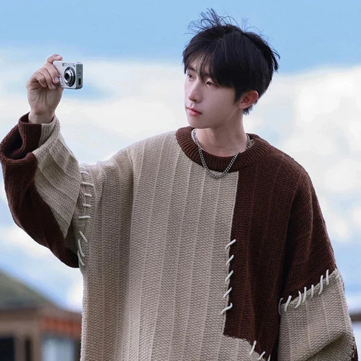Korean Casual Oversized Sweater