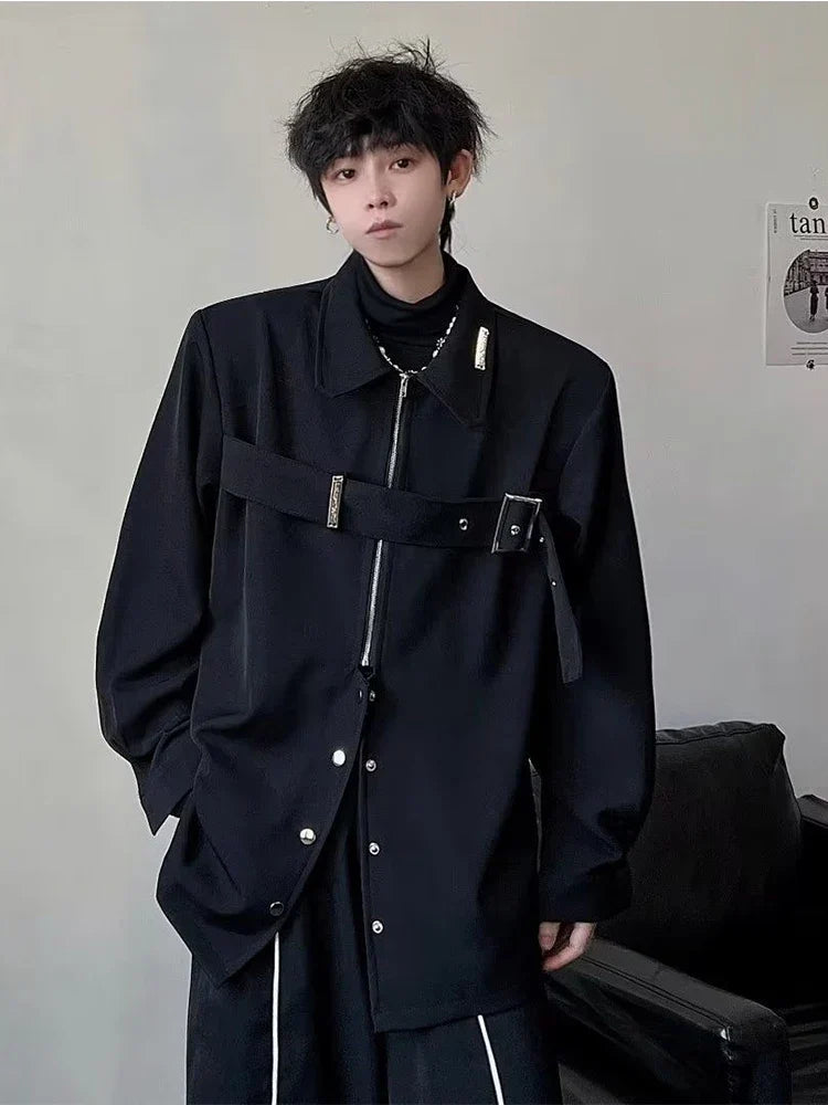 Techwear Gothic Zipper Jacket