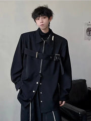 Techwear Gothic Zipper Jacket